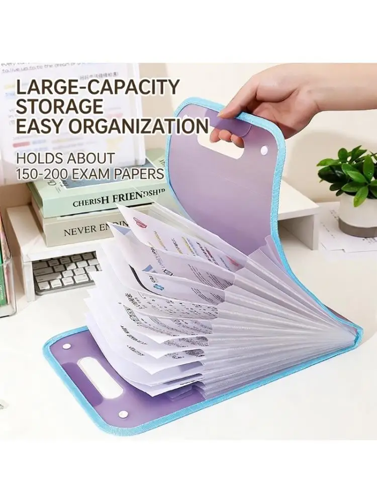 

31BA Document Holders File Folders With AntiSlip Texture And Spacious Compartments