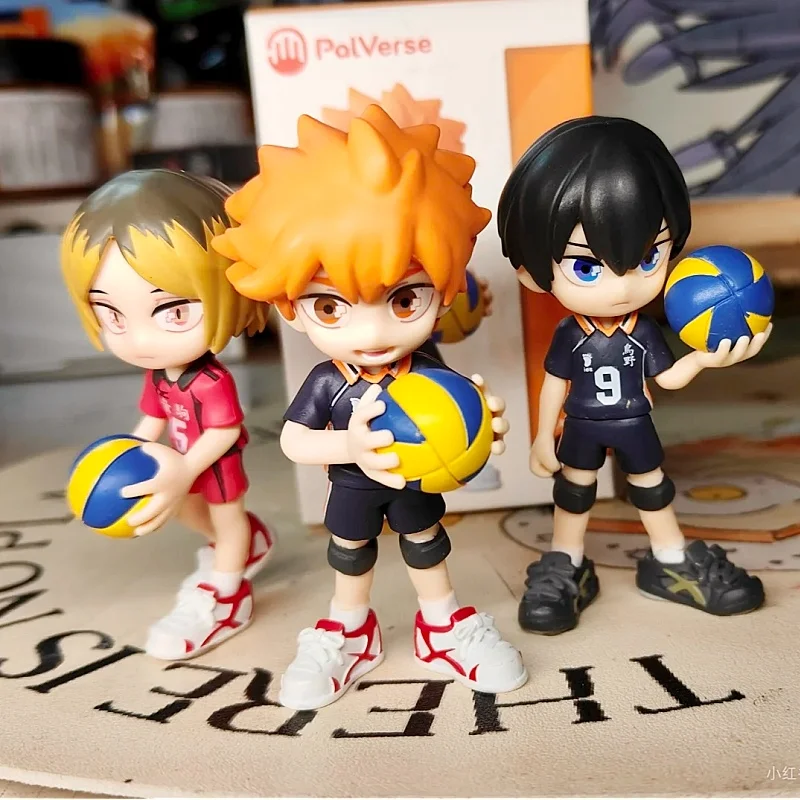 

Haikyuu!! Series Kawaii Anime Figure Blind Box Bushiroad Palverse Mystery Collection Decoration Toy for Birthday Gifts