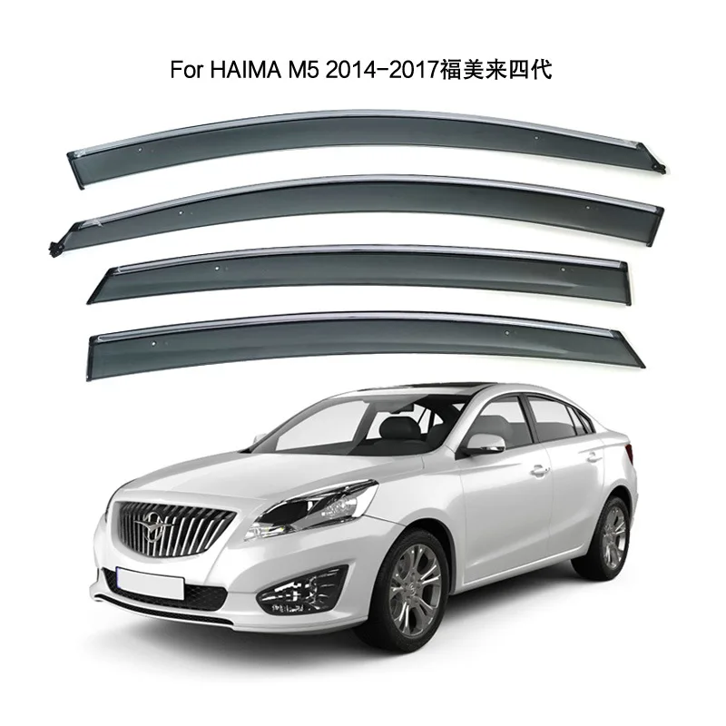 

Specially used for 2014-2017 Haima M5 rain and shine shield injection molding thickened HAIMA FAMILY M5 car window rain eyebrow