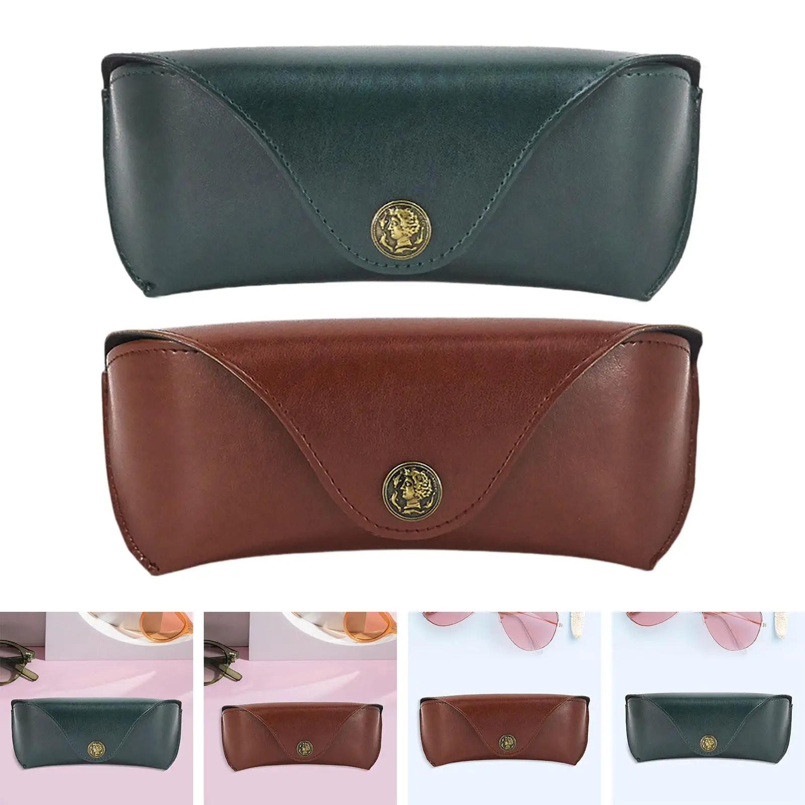 

Футляр для очков Многоцелевой держатель для очков Органайзер для хранения ручной работы Легкий