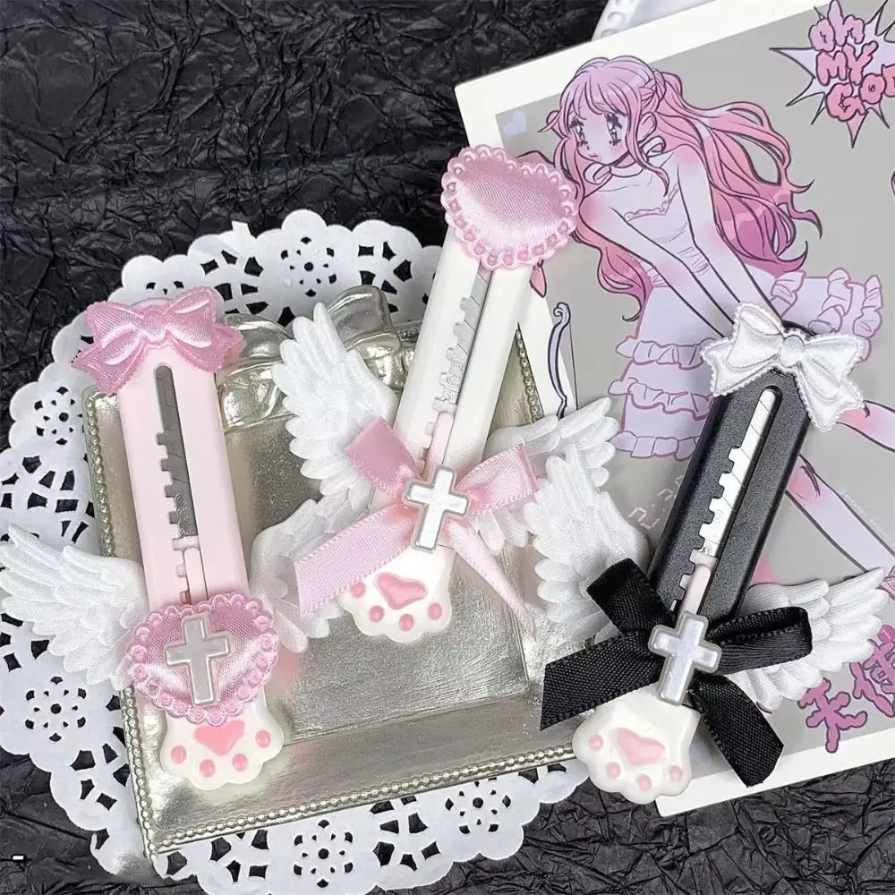 

Новый пластиковый резак для кошачьих когтей, мультяшный мини-инструмент для резки бумаги, школьные канцелярские принадлежности, выдвижной открывалка для писем