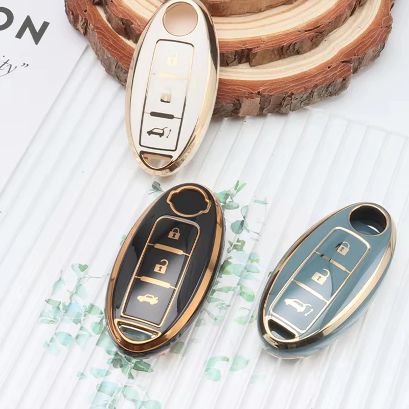 

New TPU Car Remote Key Case Cover Shell for Nissan Qashqai X-Trail T32 T31 Juke J10 J11 Kicks Tiida Pathfinder Note For Infiniti