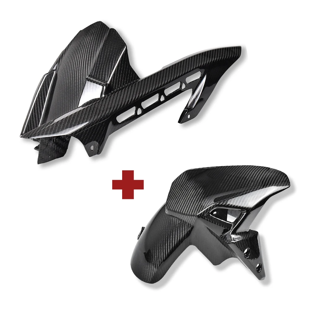 Z-900 Voor Kawasaki Z900 2017-2023 2024 100% Real Carbon Fiber Voor & Achter Spatbord Hugger Spatbord Spoiler motorfiets Kuip Kit