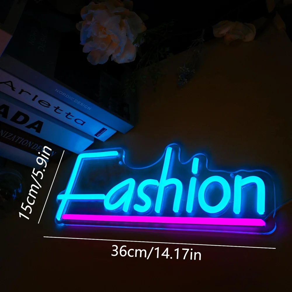 

Персонализированные неоновые вывески, модные светодиодные неоновые таблички, питание от USB, управление кнопками, неоновое настенное искусство, подходят для различных целей