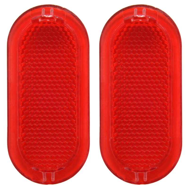 2Pcs Red Interior Door Panel Warning Light Cap Reflector for Polo Beetle Caddy Touran 6Q0947419