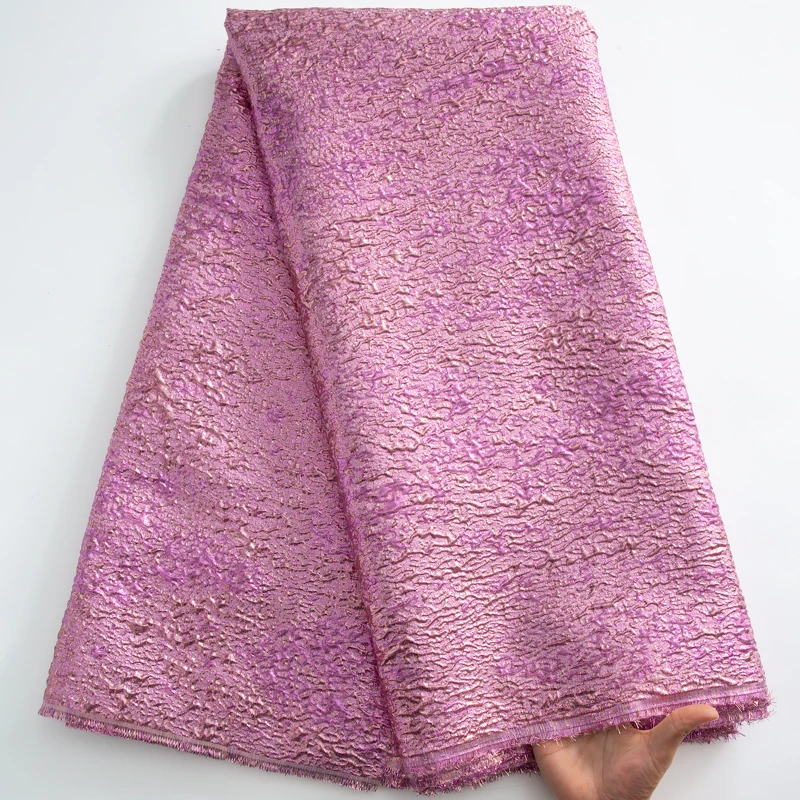 

SJD French Gild Lace Fabric 2024 Newest Fashion African Jacquard Brocade Mesh Lace Fabric For Women Wedding Party Dresses