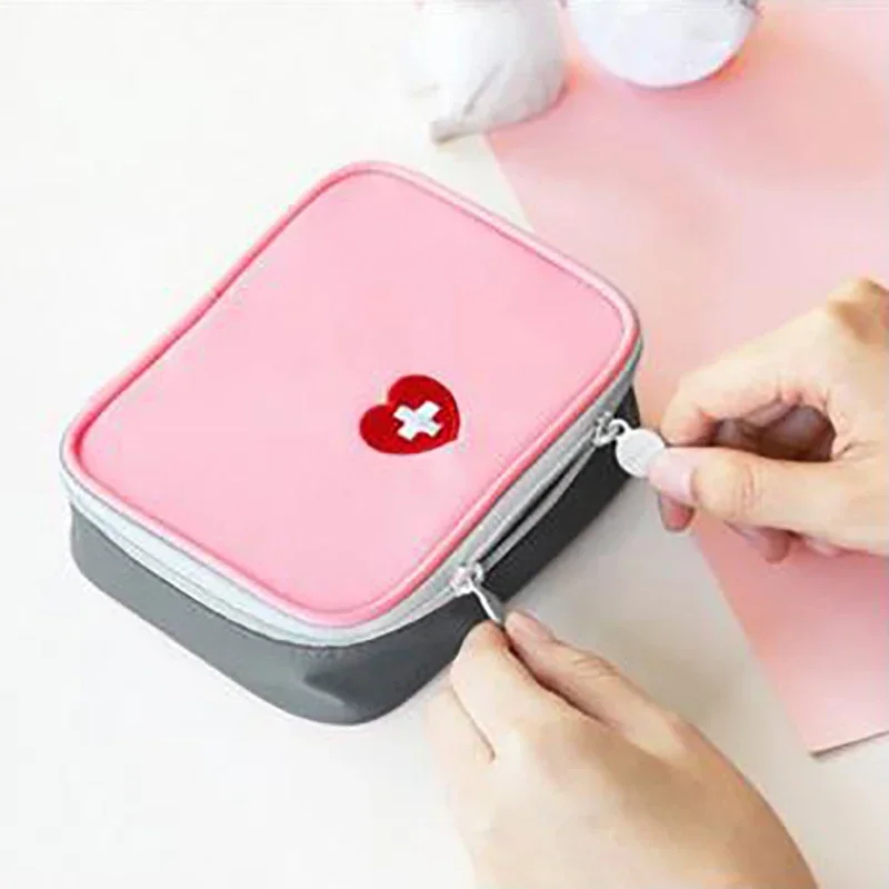 Travel Portable First Aid Kit Bag Small Organizer Cosmetics Jewelry Mini Outdoor Emergency Kit Bags Storage Bag Medicine Package