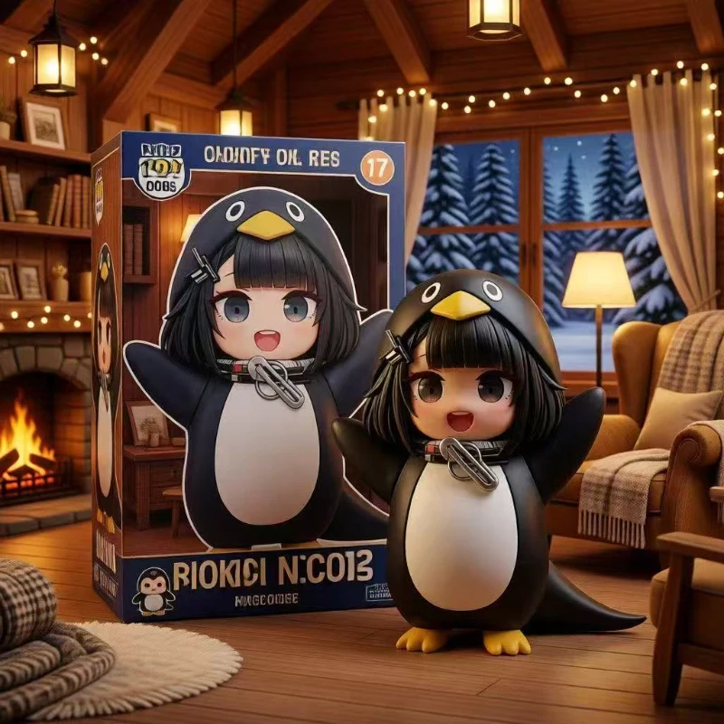 New 2026 Gugugaga - Little Penguin Administrator Cute Penguin Girl Action Figure | Kawaii Anime Collectible Doll for Fans