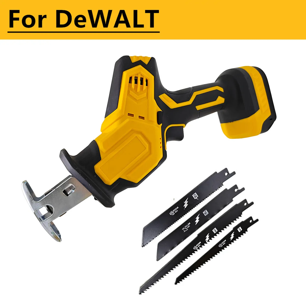 

Fit DEWALT 20V Battery Cordless Reciprocating Saw Electric Saber Saw Multifunctional Metal Wood Pipe Cutting Power Tool