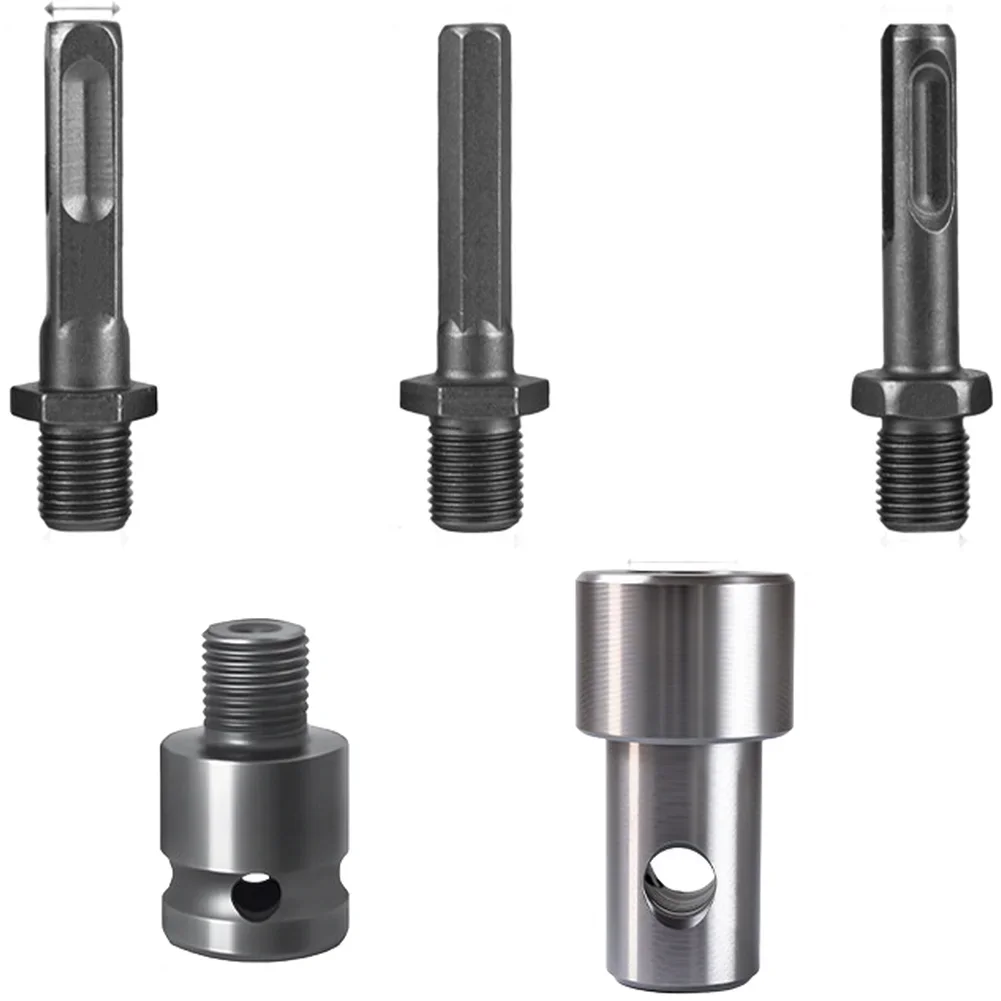 Multiple Drill Adapter Connector 20mm Hex Round Square Shank Electric Hammer Water Drill Electric Wrench Electric Drill Adapter