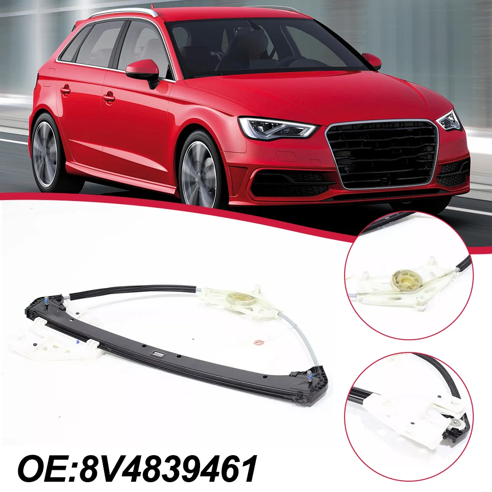 منظم الاستبدال المباشر منظم نافذة الباب الخلفي الأيسر سهل التركيب عملية فعالة البناء البلاستيكي والمعادن