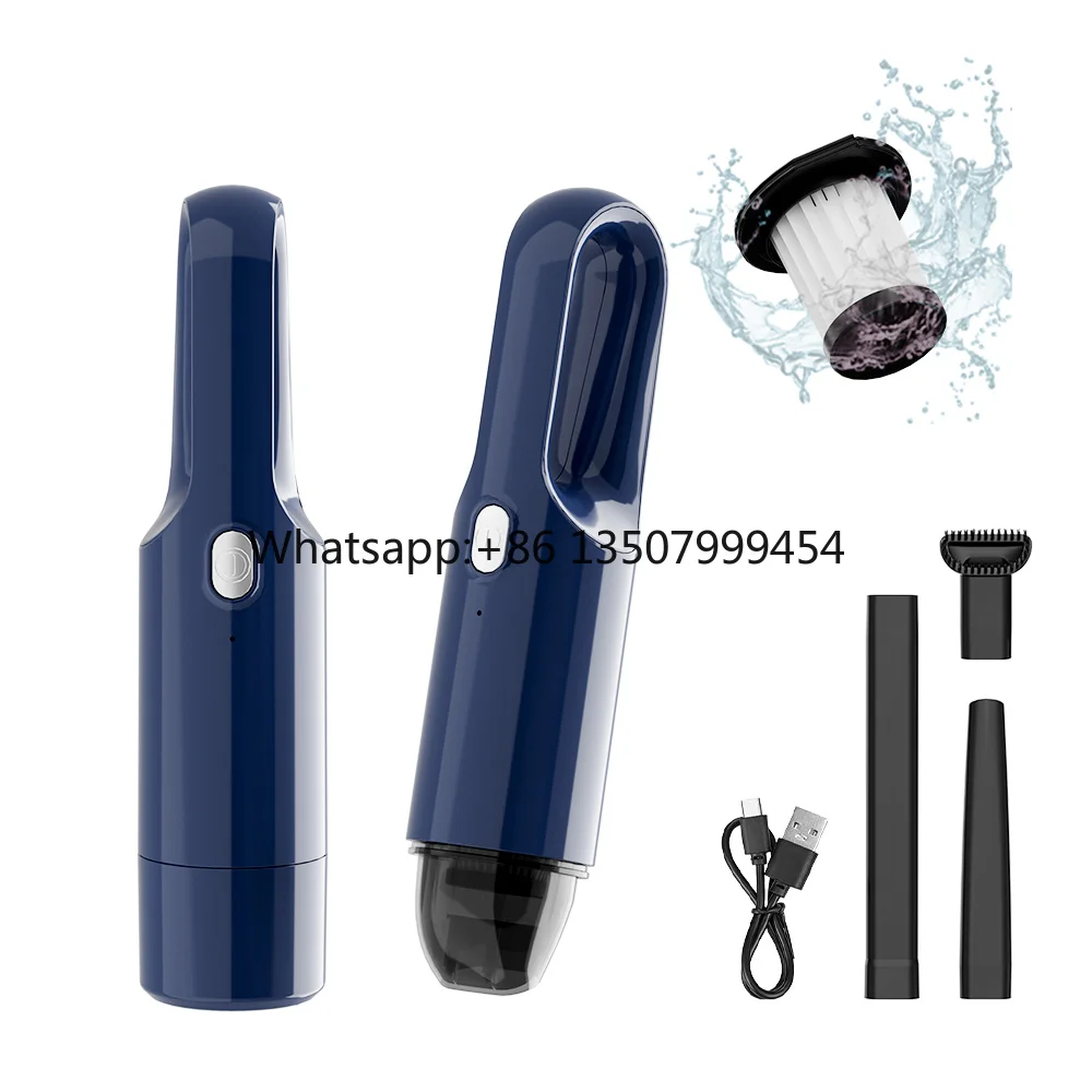 

Portable Rechargeable Mini Vacuum Cleaner Lightweight Home Car Desktop Cleaning Tool Strong Suction Wireless Battery Powered