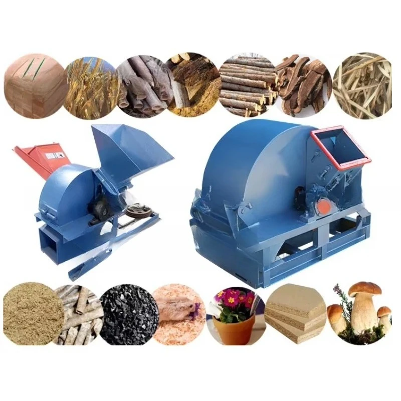 MFJ-420 Wood Pallet Hammer Mill Grinder With Motor & Gear For Woodworking Biomass Processing 0.8-1.5t/h Capacity