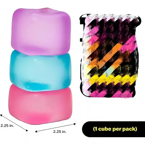 Schylling  Nice Cube Sensory Fidget Cube Stress Relief Anxiety Sensory Tool for Focus ADHD & Calming Office Desk Gadget