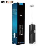 Mini batidora espumadora inalámbrica para capuchino