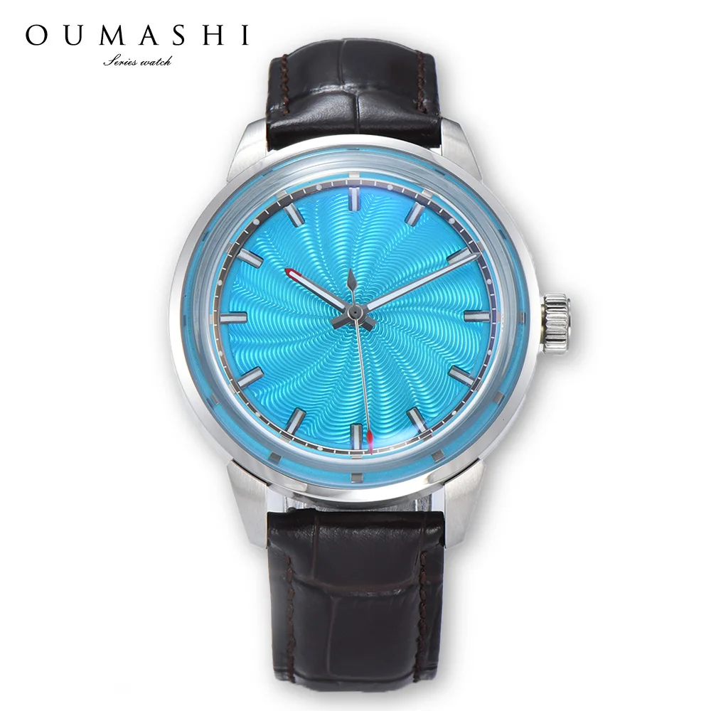 

Часы Miyota 8215, 42 мм, светящиеся автоматические механические часы, текстурный циферблат, сапфировое стекло, водонепроницаемые, 100 АТМ, роскошные повседневные мужские часы