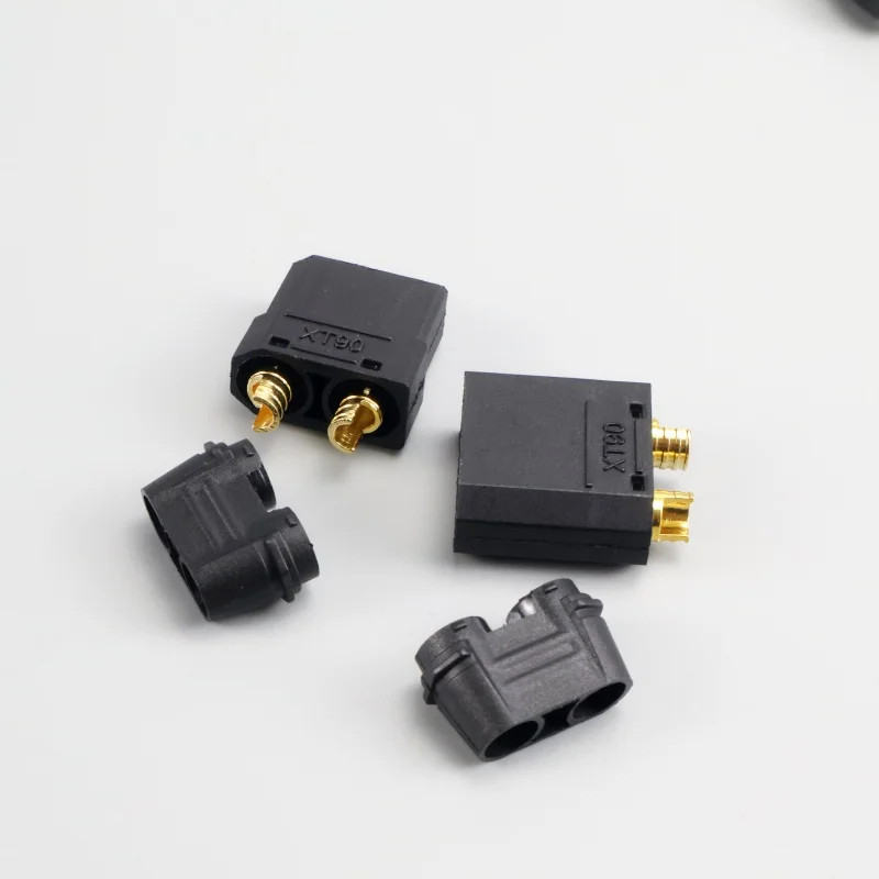ขั้วต่อแบบหัวกระสุน XT90 XT-90 XT90H สีดำ ใหม่ 5 คู่ แบบตัวผู้และตัวเมีย สำหรับแบตเตอรี่ลิโพ RC มอเตอร์ ESC และสายชาร์จ
