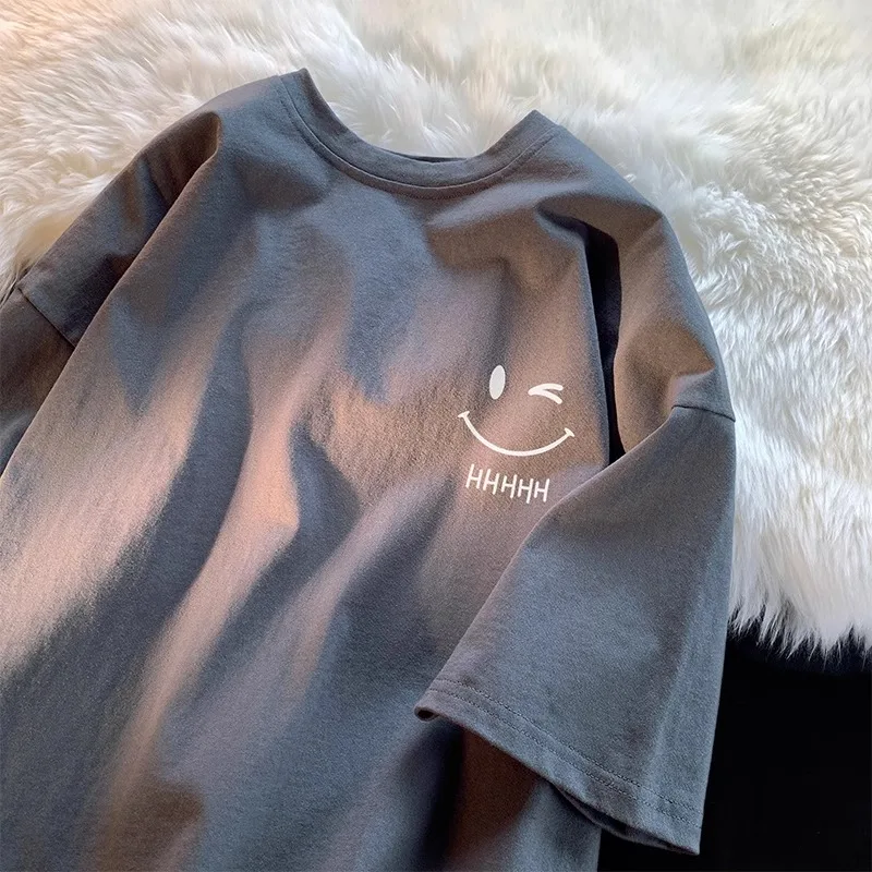 

Брендовая хлопковая футболка с принтом Outlet ex Summer Svel Tagl, модный свободный крой, круглый топ обычной длины
