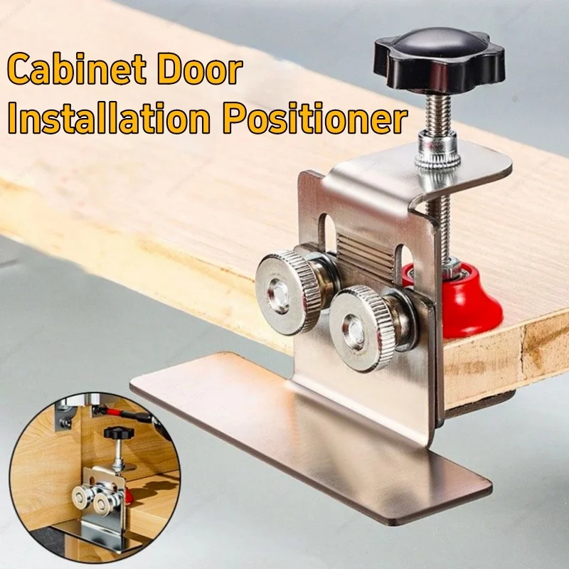 Cabinet Door Installation Positioner Cabinets Frame Hidden Door Stainless Steel Household Mounting Jig Woodwork Tool Wholesale