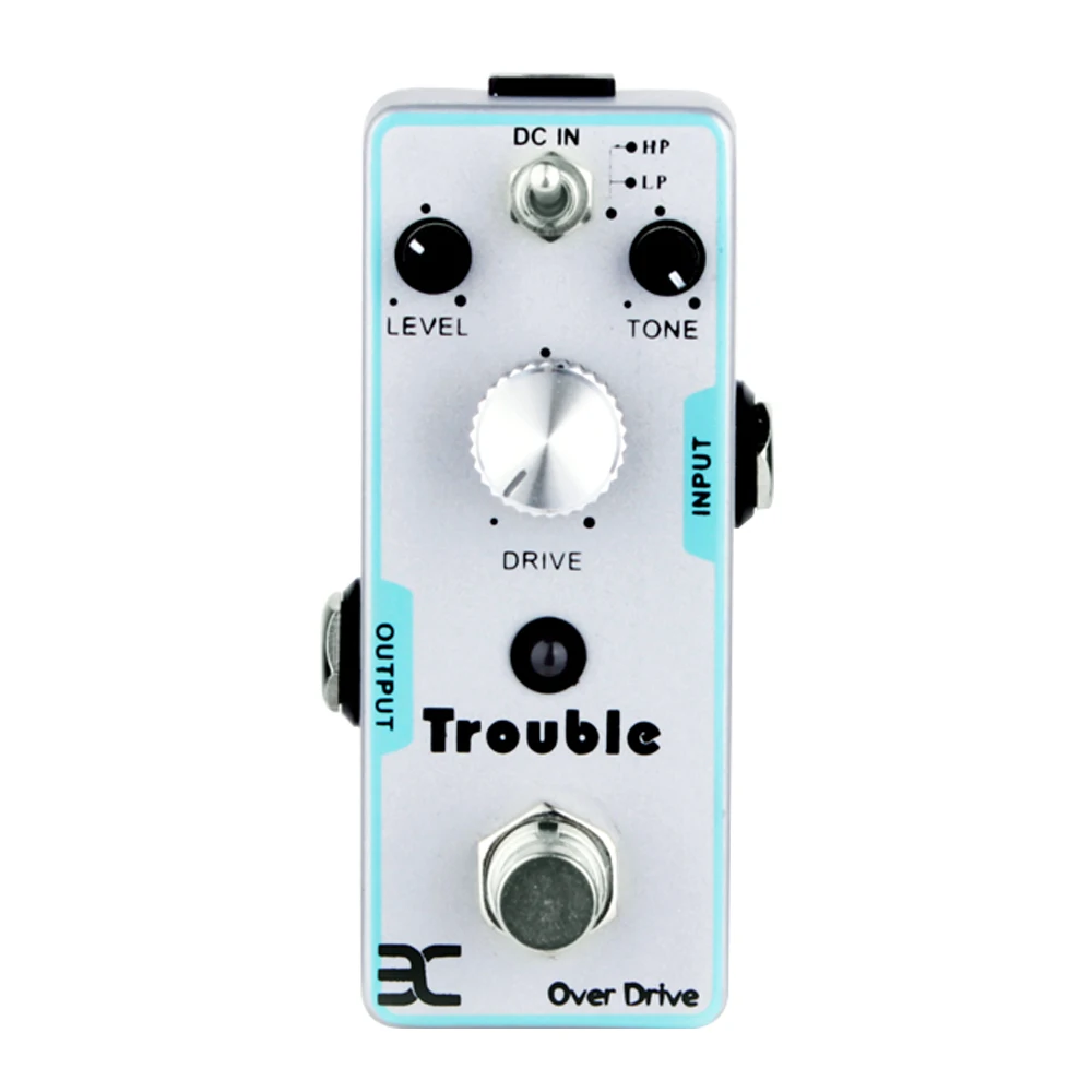 

ENO TC16 Trouble Overdrive педаль эффектов True Bypass электронная трубка искажения тон электрогитара педаль эффектов аксессуары