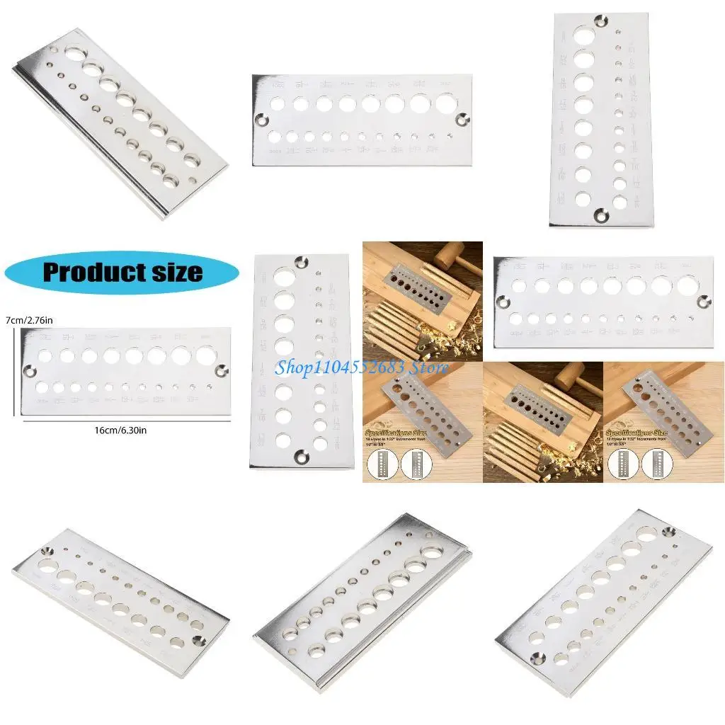 y6gd-スチールダボプレート-19-穴ダボメーカースチールプレート-1-8-から-5-8-インチの穴