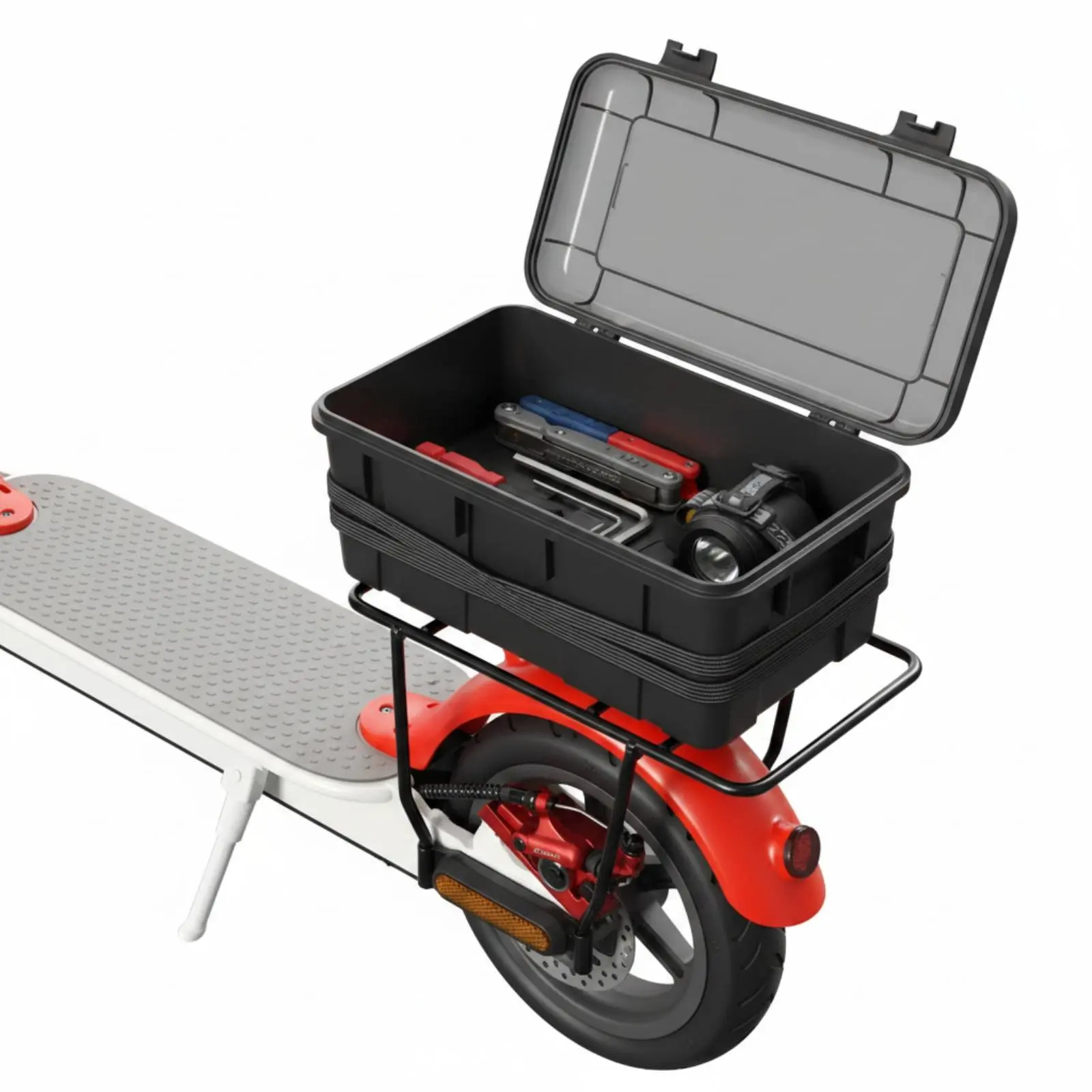 

Electric Scooter Rear Rack Multi-Function Universal Scooter Luggage Rack Rear Cargo Shelf Strong Load Bearing Transport Gear