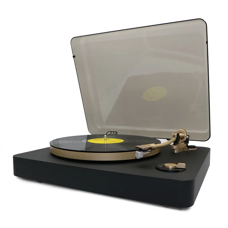 factory wholesaler amazing price BT supported turntable record  player CE/ROHS  certificated 3-speed modern gramophone