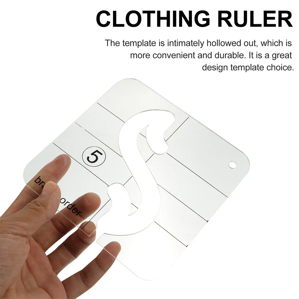 

4Pcs Quilting Template Patchwork DIY Sewing Embroidery Template Durable Acrylic Transparent Sewing Tool Cloth Quilting Templates