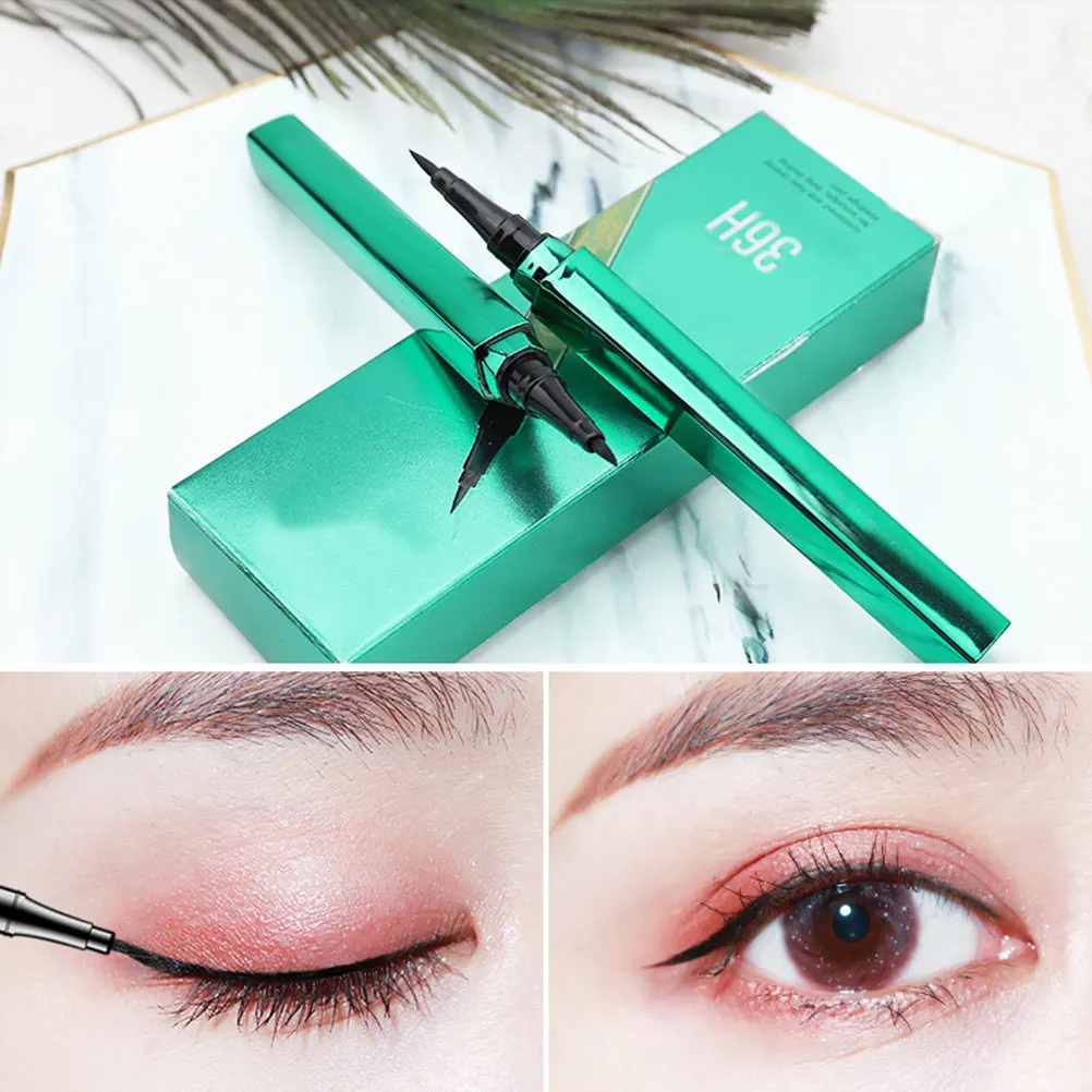 1Pcs Liquid Eyeliner Waterproof Smudge-Proof Ultra-Fine Tip Fast Dry Eye Makeup Pencil Long-Lasting Women Eyeliner