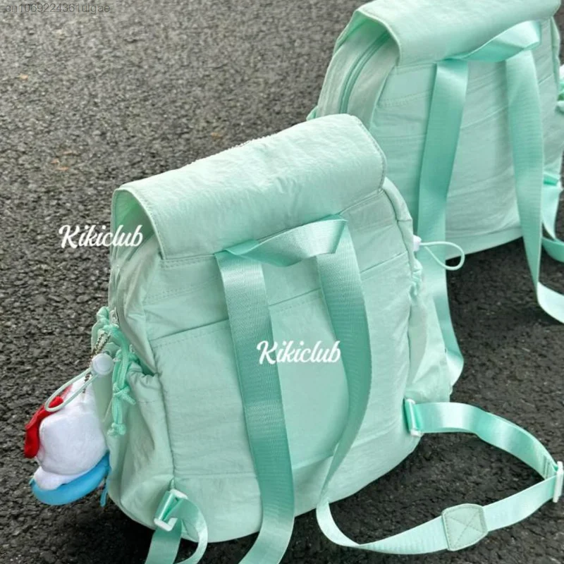 Sanrio Hello Kitty Women\'s New Sweet Trend Backpack Mint Green Casual Fashion Travel Bag Y2k Cute Cartoon Aesthetic Schoolbag