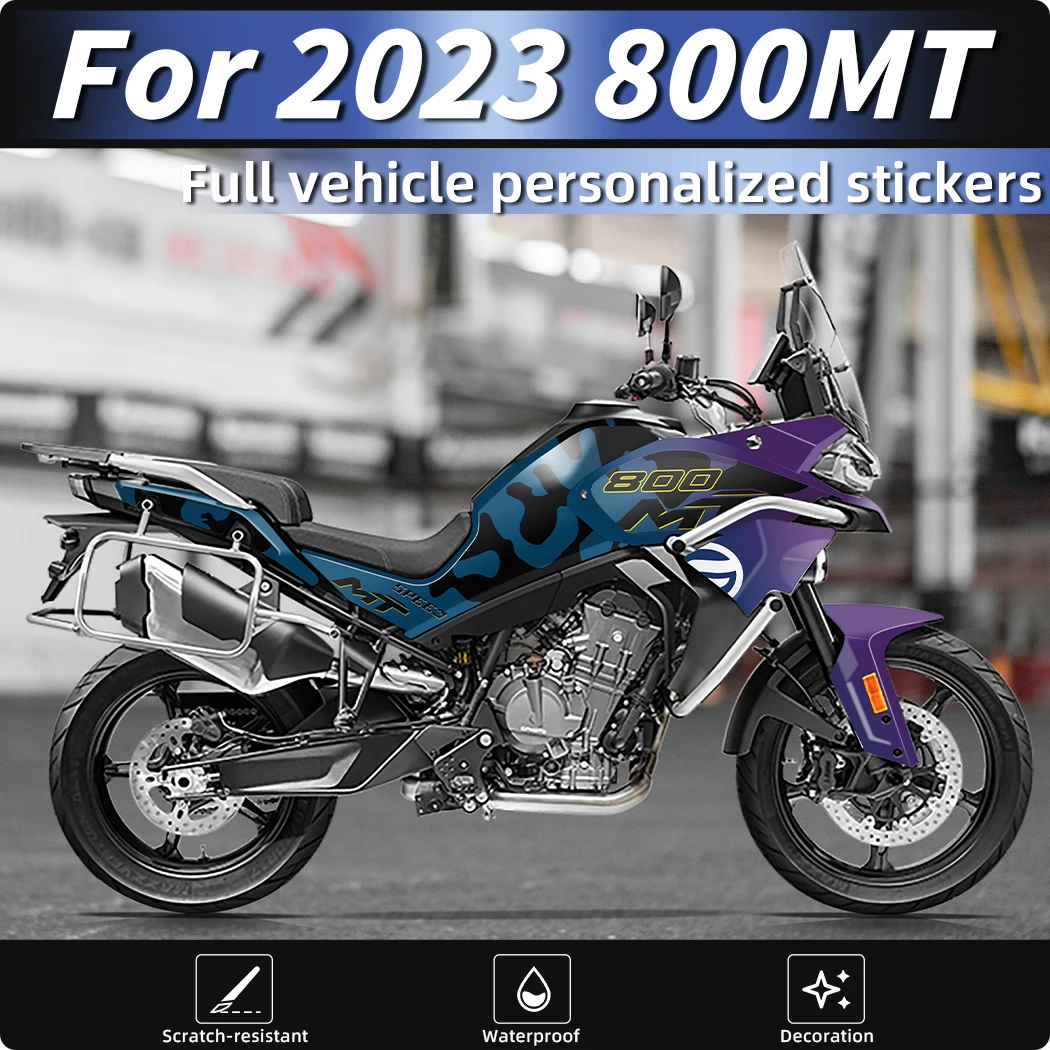 

Stickers for CFMOTO 800MTPattern Printing Sticker Kits, Motorcycle Protection Decoration Multiple Styles Motorcycle Accessories