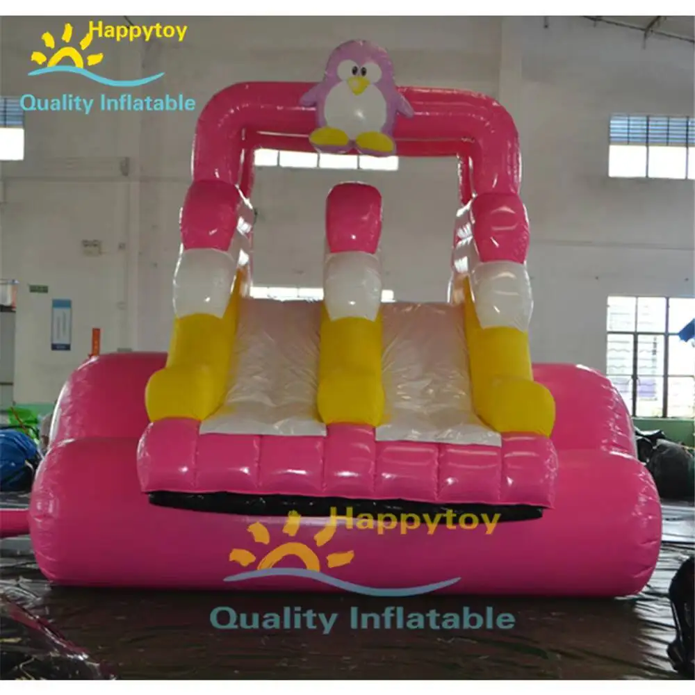 O mais novo design parque de água usado piscina slide, pinguim inflável corrediça para piscina