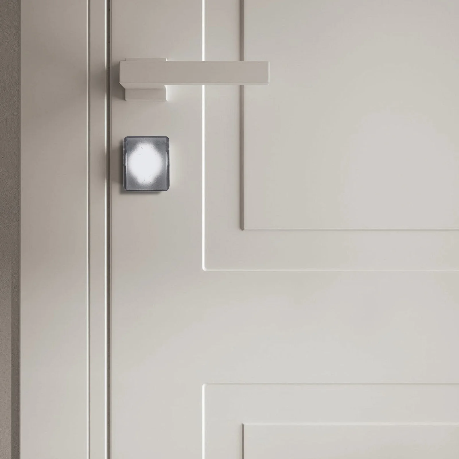 3 قطع من غطاء قفل أمان الطفل، أقفال مقبض الباب البلاستيكية السوداء للحمام وغرفة النوم، حماية ضد القفل - سلامة الباب الداخلي #2