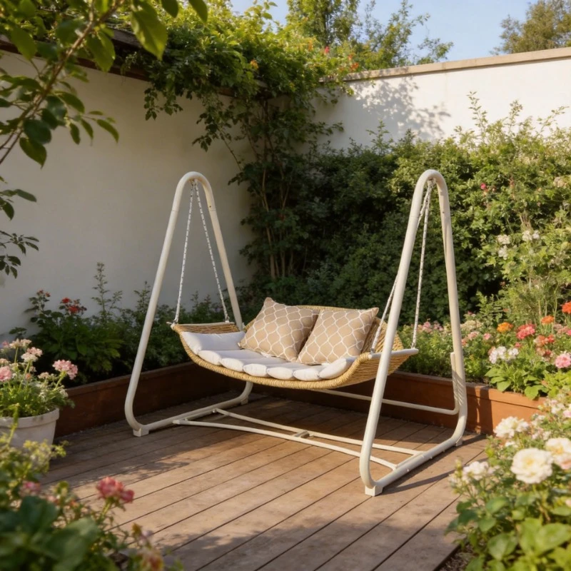 

Outdoor Courtyard Swing Rocking Chair Small Balcony Garden Double Hammock Adult Internet Celebrity