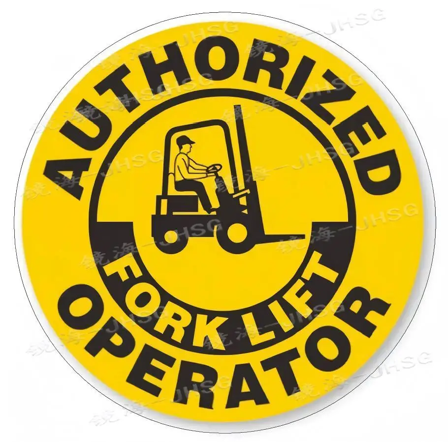 

Certified Forklift Driver Safety Helmet Sticker - Waterproof Vinyl Sticker
