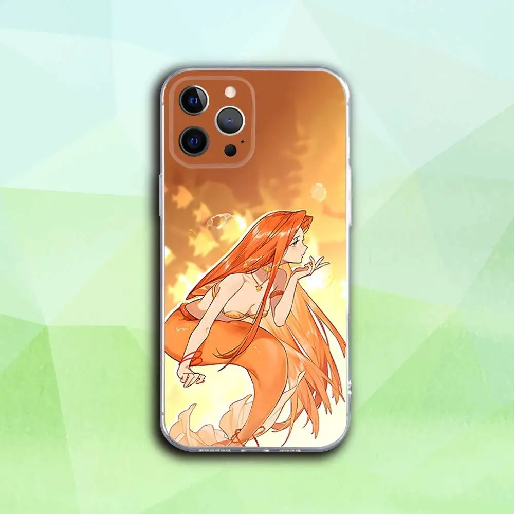 حافظة هاتف M-Mermaid Melody Pichi لهاتف iPhone 17,16,15,14,13,12,11 Pro,Max,Plus,X,XS,XR,SE4,E غطاء ناعم شفاف صغير #3