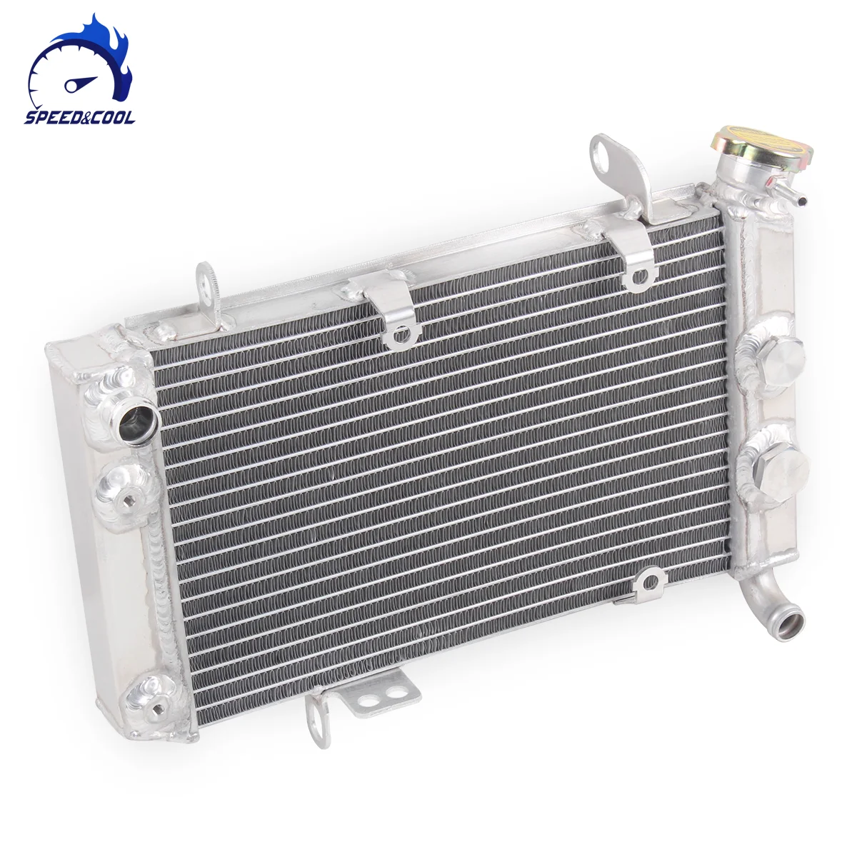 SPEED&COOL For 2003-2008 Suzuki LTZ400 Kawasaki KFX400 Arctic Cat DVX400 Motorcycle NEW Oversized All Aluminum Radiator