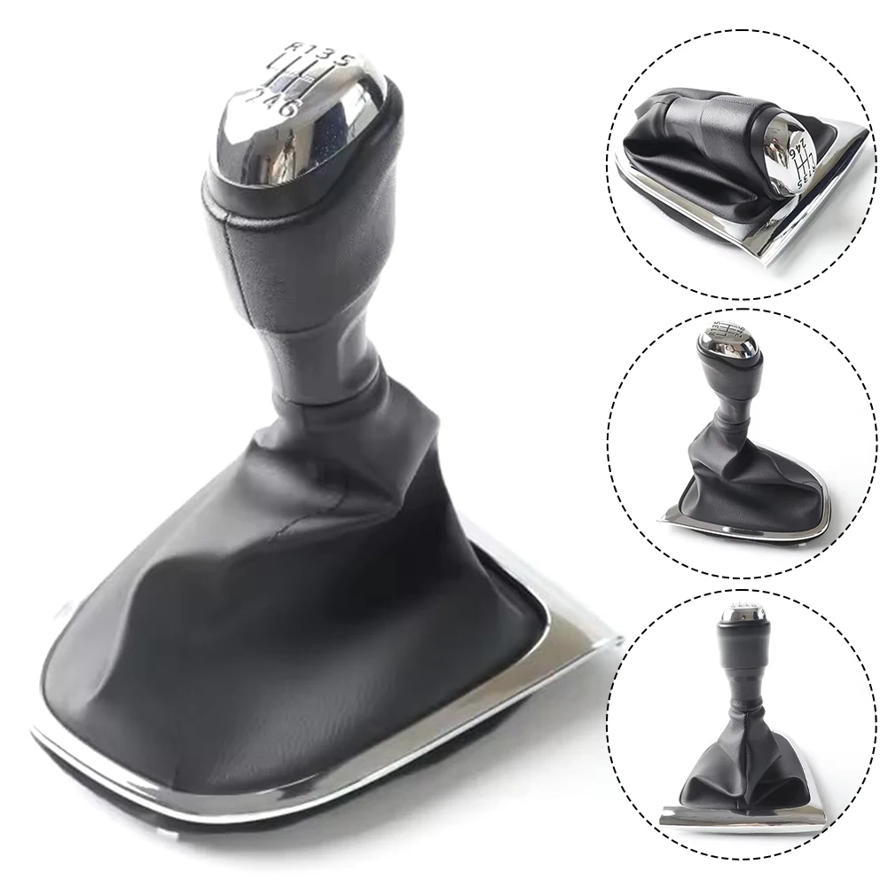 Eco-Leather Gear Knob Manual Gear Shift Cover User-friendly Design Wear Resistant Cover Easy Installation For Everyday Use