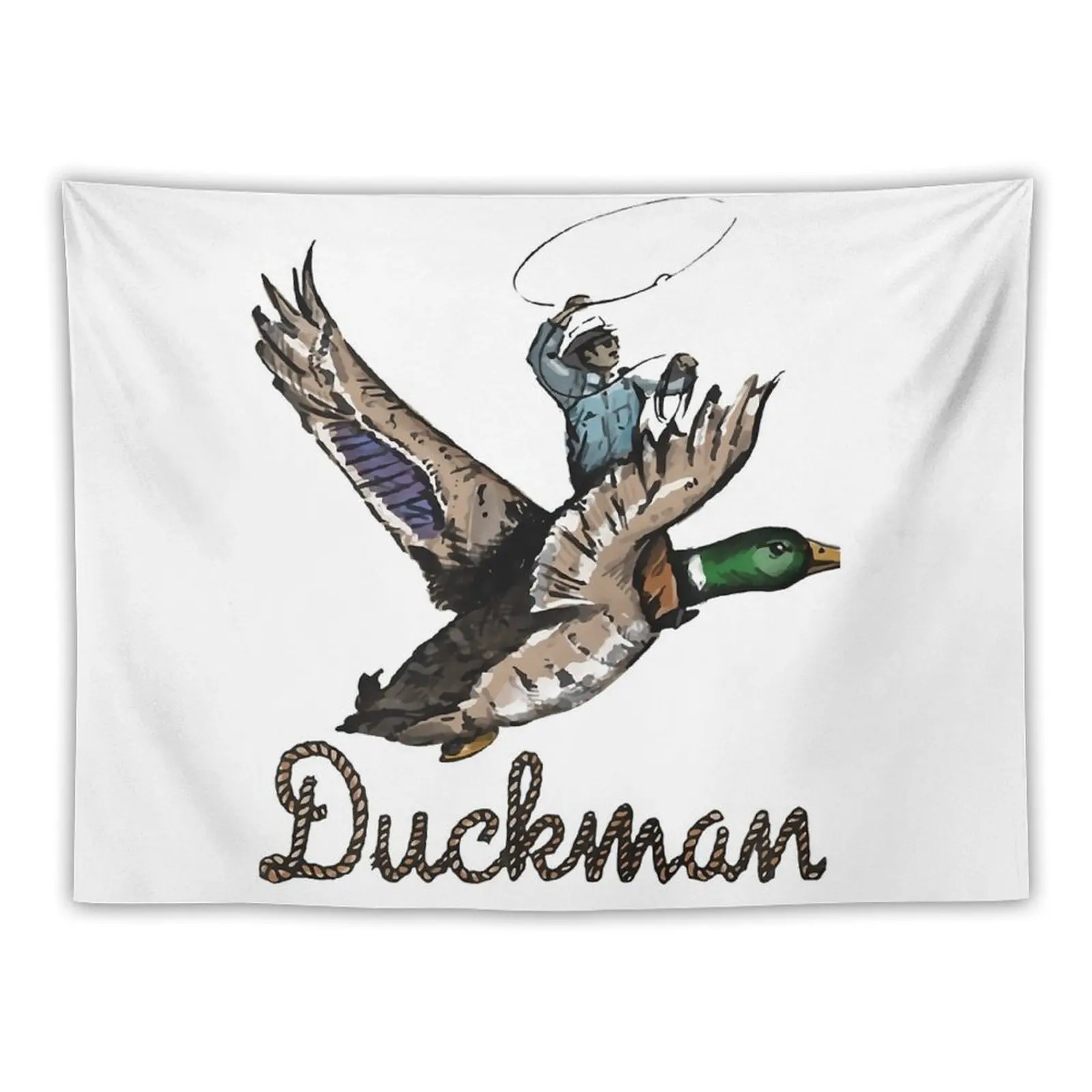 

Riley Green Merch Duckman Pepper Shirt Classic Tapestry Wall Hanging Decorative Wall Tapestry