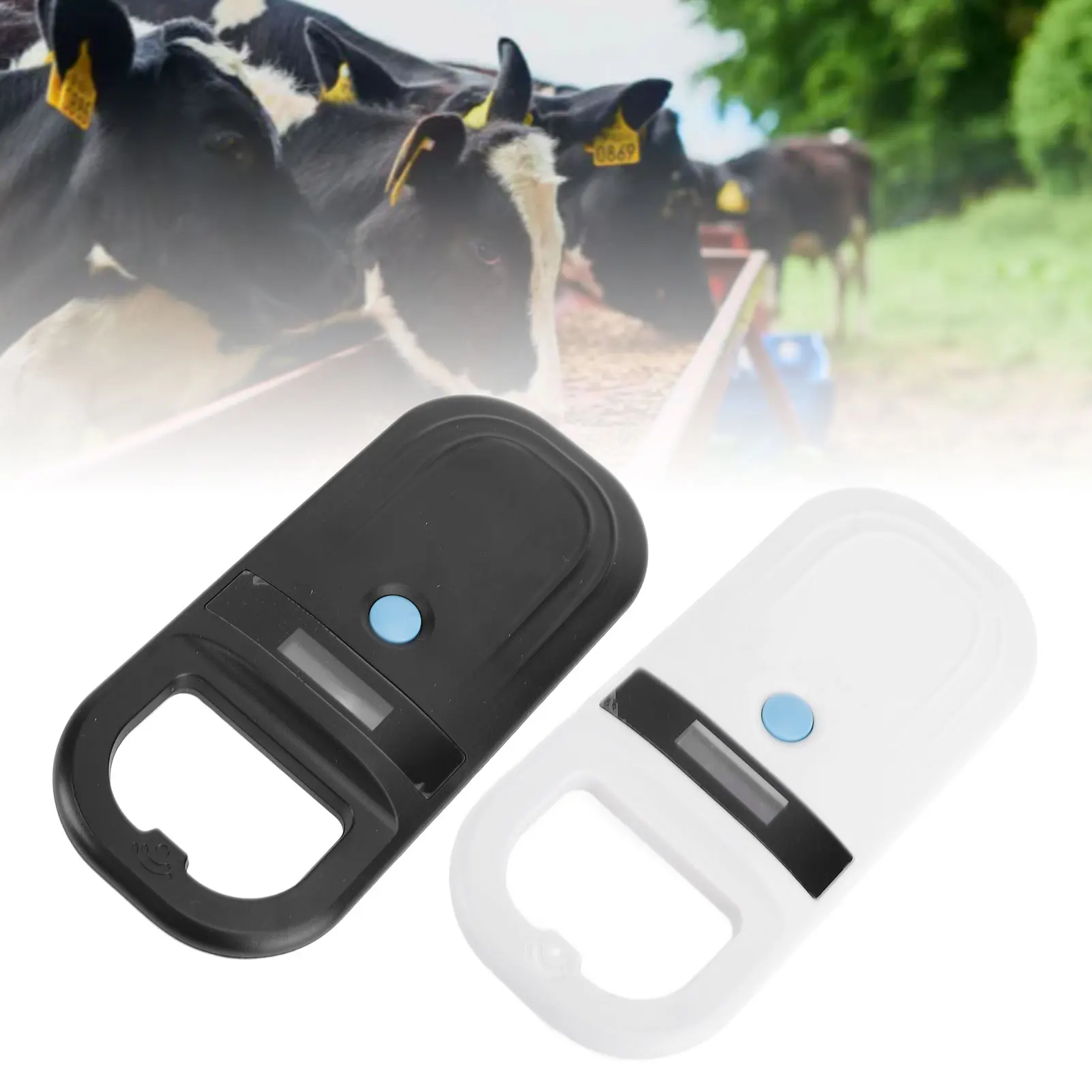 Animal  Scanner Portable Animal ID Reader Rechargeable 134.2KHz Pet Microchip Scanner Support USB C and BT Transmissing