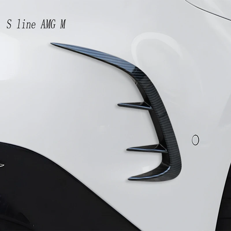 Car Styling For Mercedes Benz EQE Sedan EQE SUV 2022-2025 Rear Bumper Fins Side Fender Canard Splitter Sticker Trim Accessories
