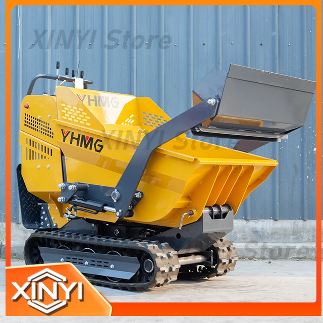 Diesel Engine Plus Power Garden Tilt and Lift for YH-FD500 Crawler Motocarriola Cingolata Mini Dumper for construction site