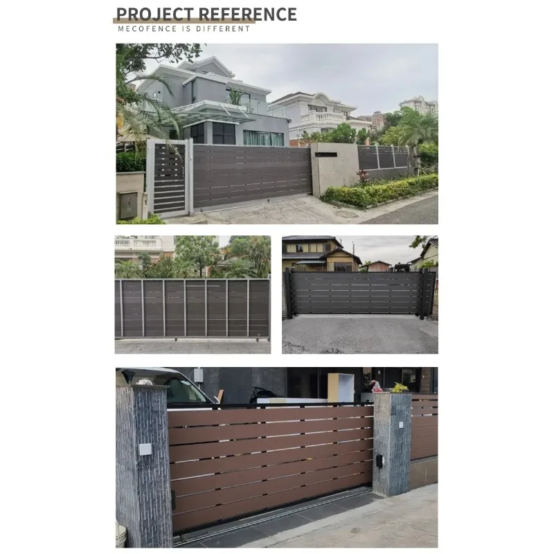 السياج الخارجي Wpc بوابات الأسوار بوابة متأرجحة أوتوماتيكية #1