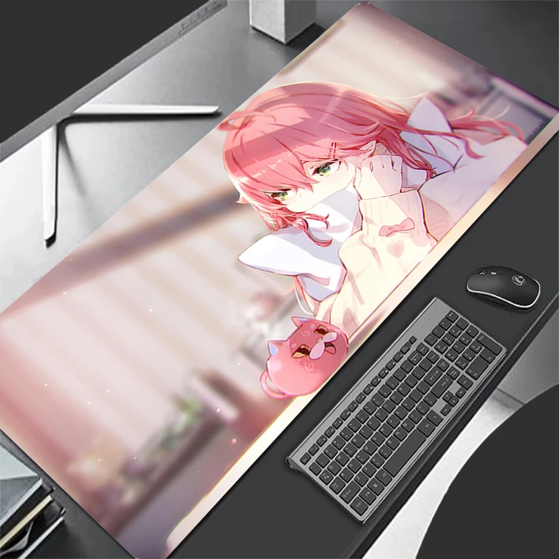 

Mousepad Pattern Game Rubber Mouse Pad Accessories Desk Mat Non Slip Office Table Mat Gamer H-hololive Sakura Miko Keyboard Pad