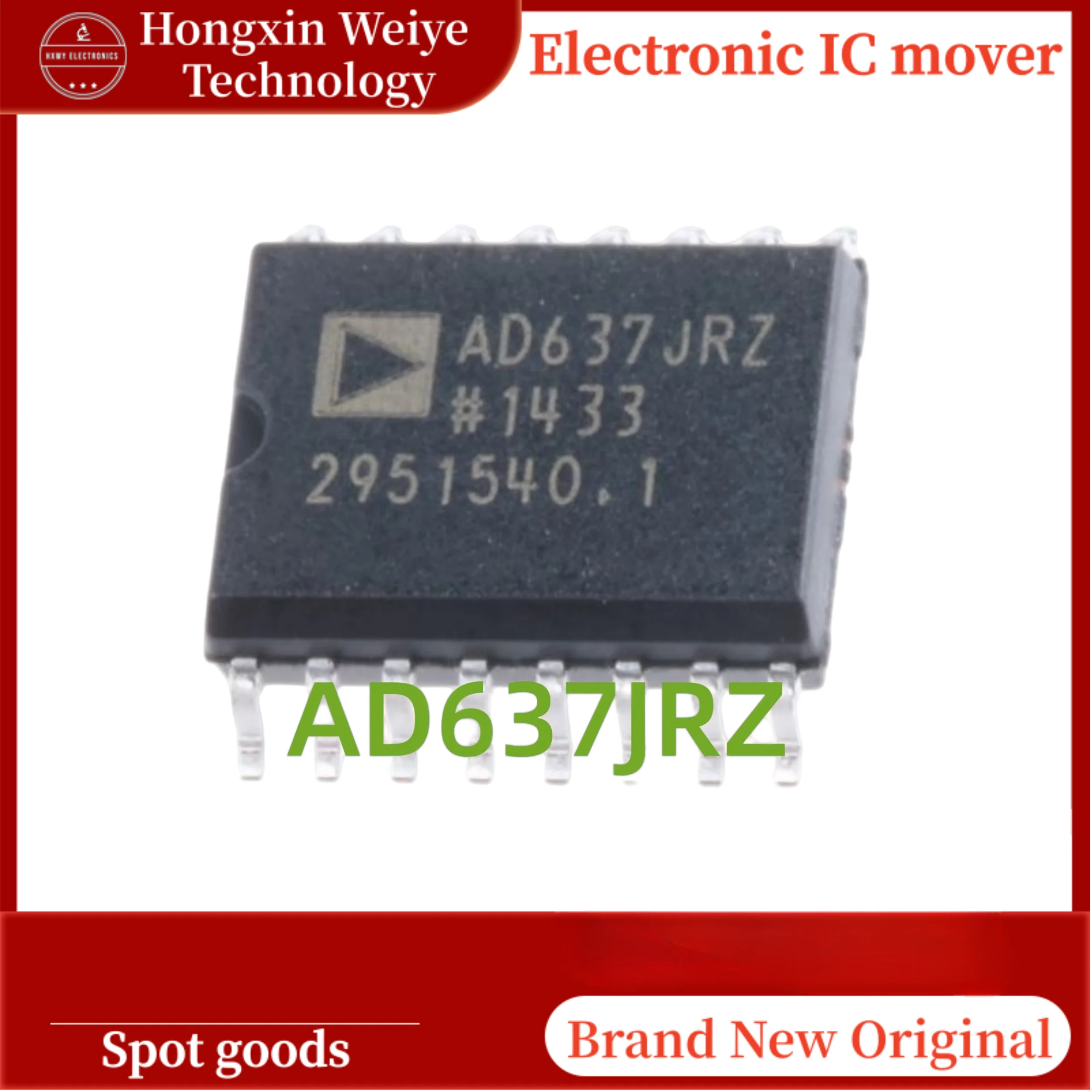 (2/5Pieces) AD637JRZ AD637 SOIC-16 True RMS-to-DC Converter IC Precision RMS Converter Original Brand New In Stock Fast S10