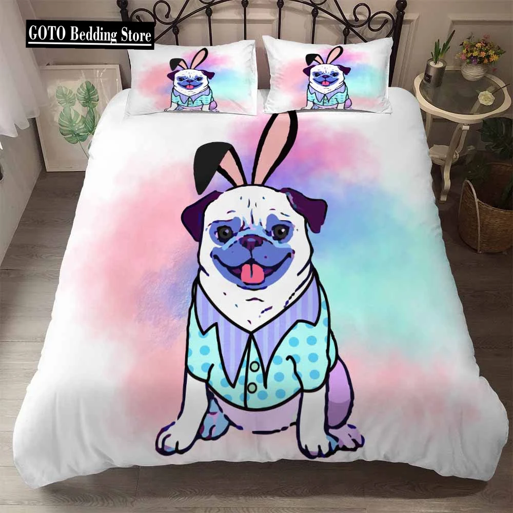 

Bedclothes Cute Bed Set Duvet Cover Bedding Super Soft Comfortable Twin Bedding Set Bed Comforter Digital 3d Dachshund Bedding