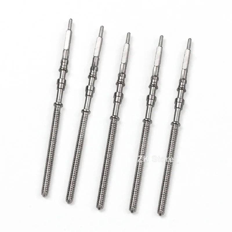 5 stücke Bewegung Uhr Stahl Stem Crown Kit Uhr von Teil NH35 NH36 NH38 NH39 Bewegung Uhr Stem Ersatzteile Reparatur werkzeug Zubehör