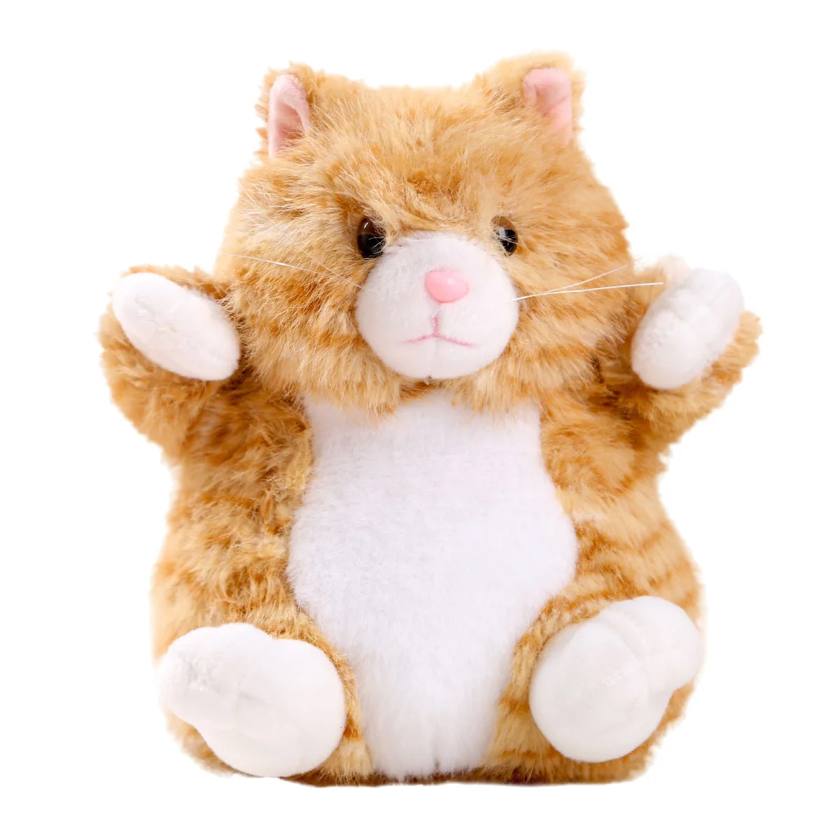 20 سنتيمتر محاكاة لطيف نعسان القط أفخم دمية لعبة مهدئا الأطفال أفخم محشوة دمية لطيف السمين القط وسادة هدية عيد ميلاد