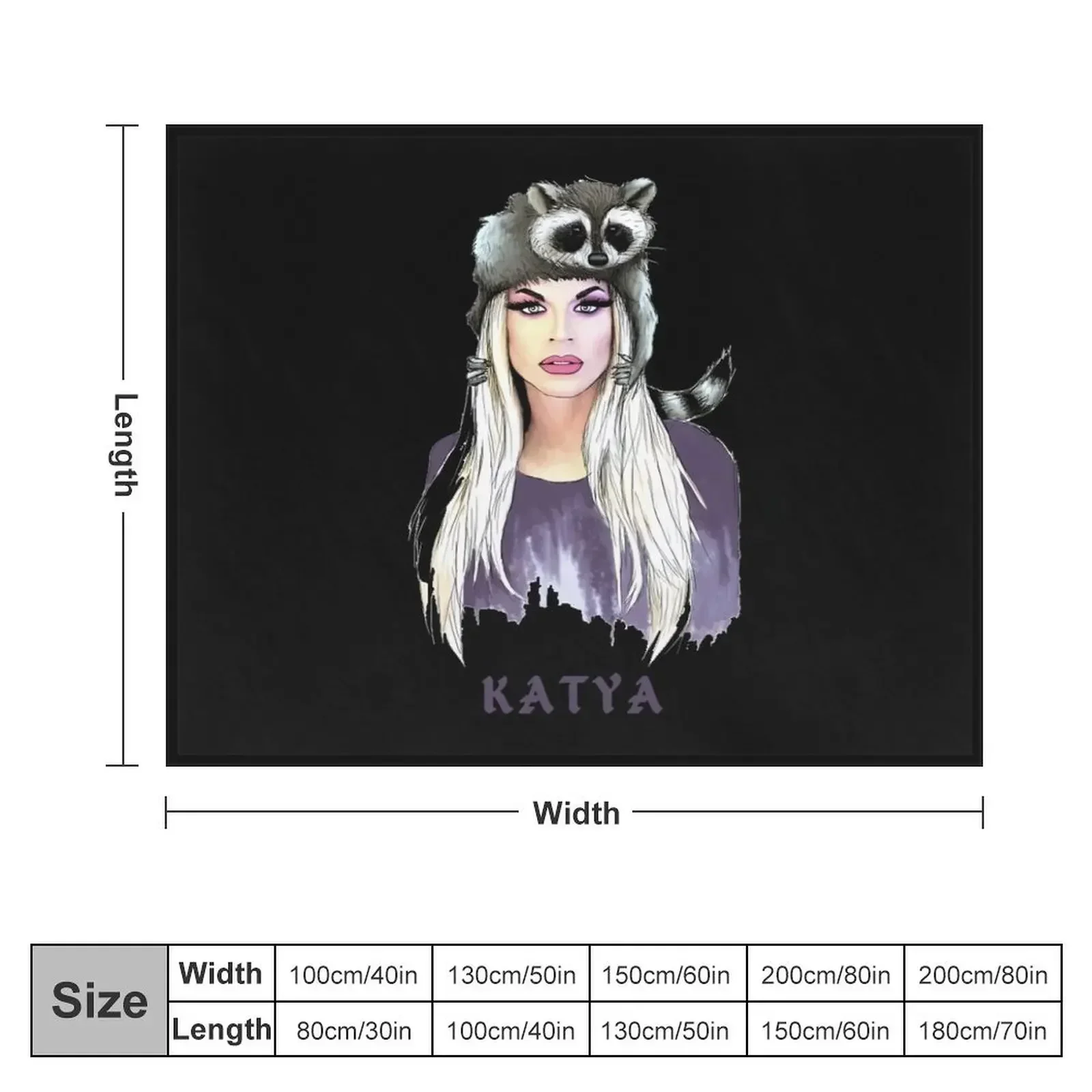 Katya Zamolodchikova Party Throw Blanket christmas decoration Baby Decorative Throw Blankets