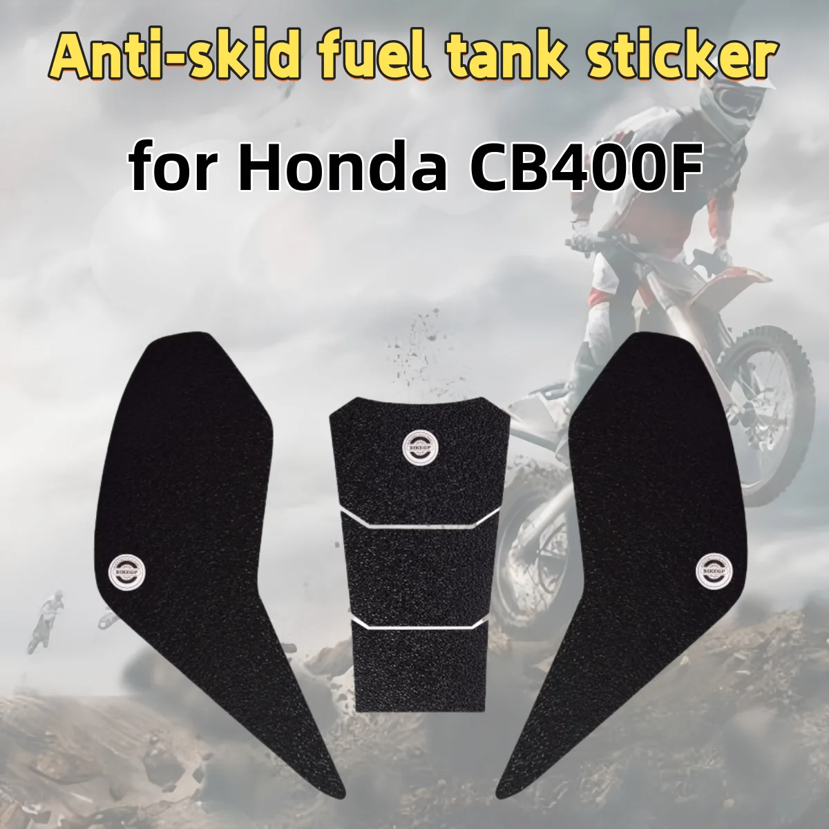 for Honda CB400F 2021-motorcycle fuel tank sticker fishbone sticker anti-slip protection fuel tank side sticker